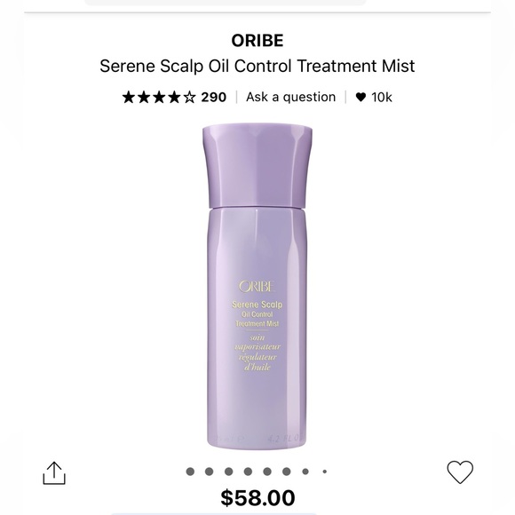 Oribe Serene Scalp Oil Control Treatment Mist NIB - Picture 1 of 5